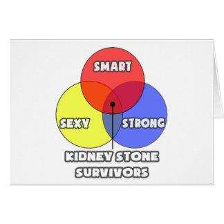 Venn Diagram .. Kidney Stone Survivors Cards