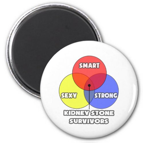 Venn Diagram  Kidney Stone Survivors Magnet