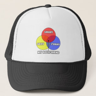 Venn Diagram .. My Boyfriend Trucker Hat