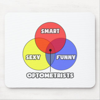 Venn Diagram .. Optometrists Mouse Pad
