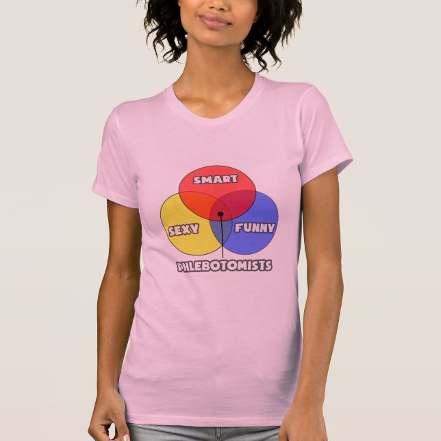 Venn Diagram .. Phlebotomists T-Shirt (Front)