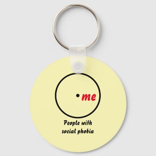 Venn diagram single diagnosis keychain