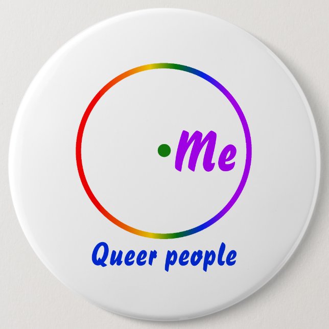 Venn diagram single identity button (Front)