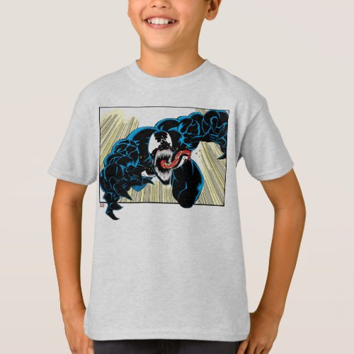 Venom Air Attack Comic Panel T_Shirt