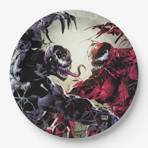 Venom and Carnage Mirror Fight Paper Plates