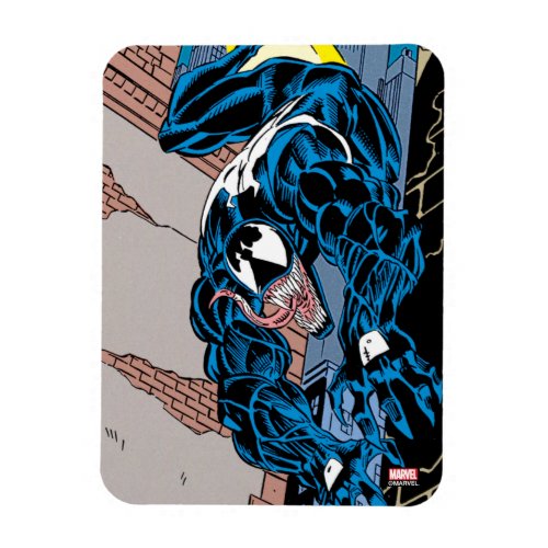 Venom Downward Leap Comic Panel Magnet