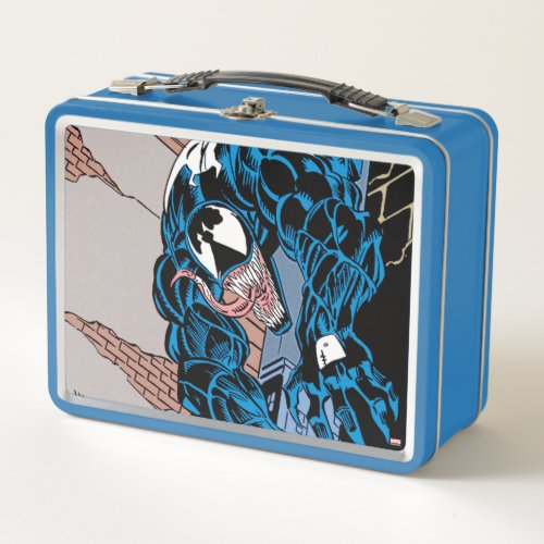 Venom Downward Leap Comic Panel Metal Lunch Box