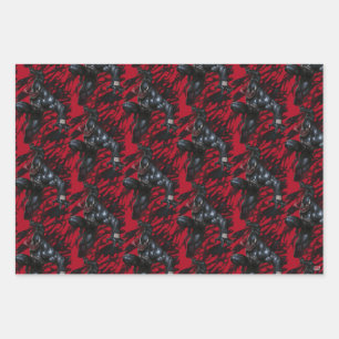 Venom Flow of Tendrils Wrapping Paper Sheets