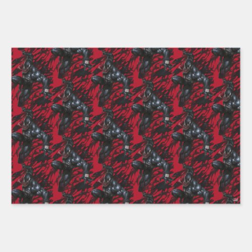 Venom Flow of Tendrils Wrapping Paper Sheets
