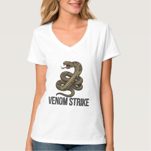 Venom Fury: Deadly Rattlesnake Strike T-Shirt
