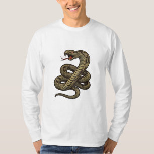 Venom Fury: Deadly Rattlesnake Strike T-Shirt