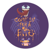 Venom Halloween Trap Classic Round Sticker