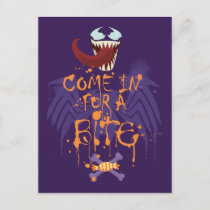 Venom Halloween Trap Postcard