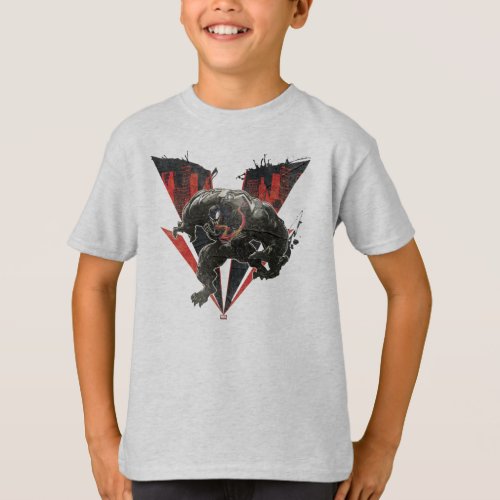 Venom Ink And Grunge T_Shirt