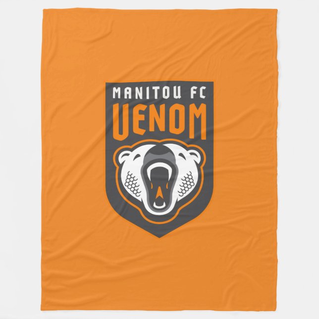 Venom-Manitou FC Fleece Blanket (Orange) (Front)