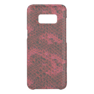 Venom Red and Black Snake Skin Pattern Uncommon Samsung Galaxy S8 Case