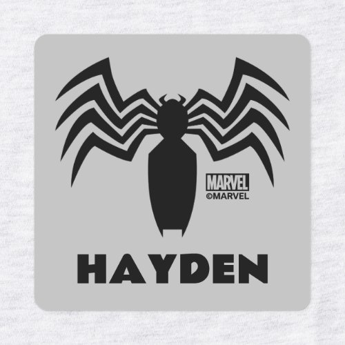 Venom Spider Icon Kids Labels