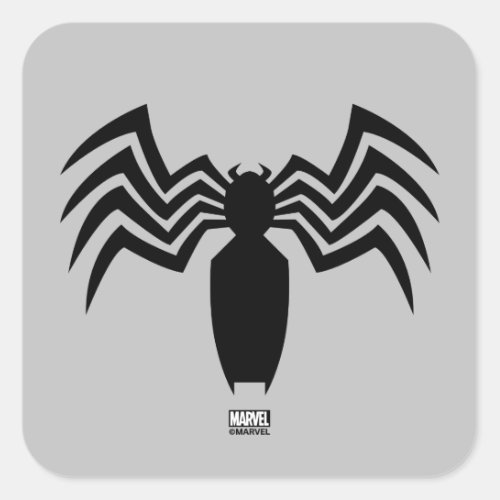 Venom Spider Icon Square Sticker