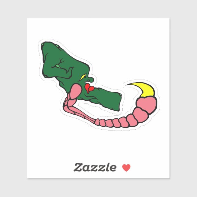 Venom tailed creature sticker (Sheet)