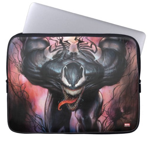 Venom Tendril Watercolor Illustration Laptop Sleeve