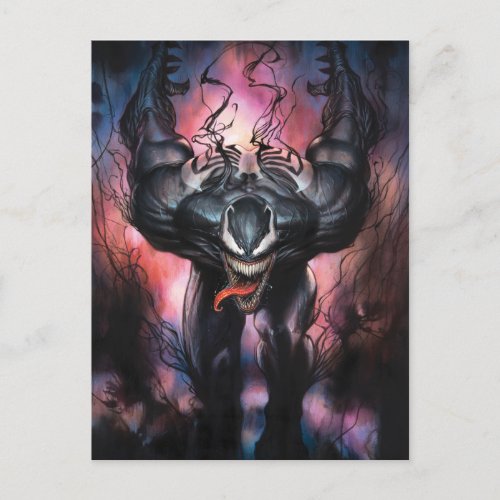 Venom Tendril Watercolor Illustration Postcard