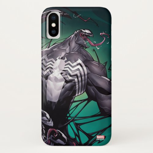 Venom Wave of Tendril Heads iPhone X Case