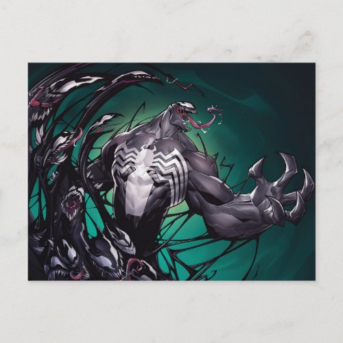 Venom Wave of Tendril Heads Postcard