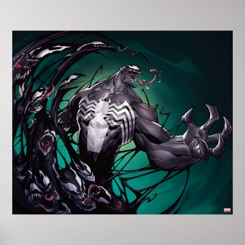 Venom Wave of Tendril Heads Poster