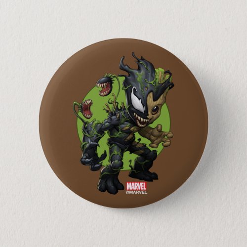 Venomized Baby Groot Button