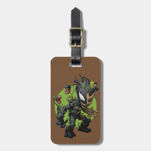 Venomized Baby Groot Luggage Tag