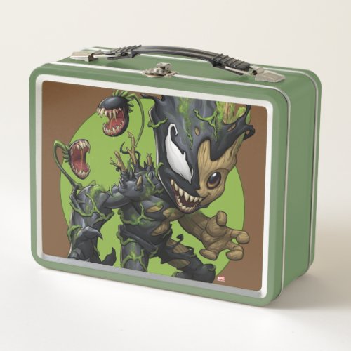 Venomized Baby Groot Metal Lunch Box
