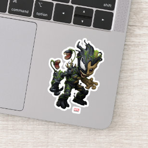 Stickers pour Mac Bébé Groot - autocollant Macbook