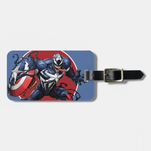 Venomized Captain America Luggage Tag