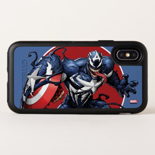 Venomized Captain America OtterBox Symmetry iPhone XS Case