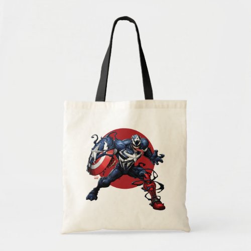 Venomized Captain America Tote Bag