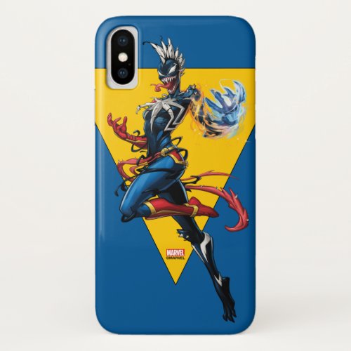 Venomized Captain Marvel iPhone X Case