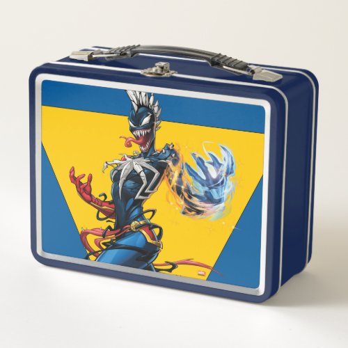 Venomized Captain Marvel Metal Lunch Box