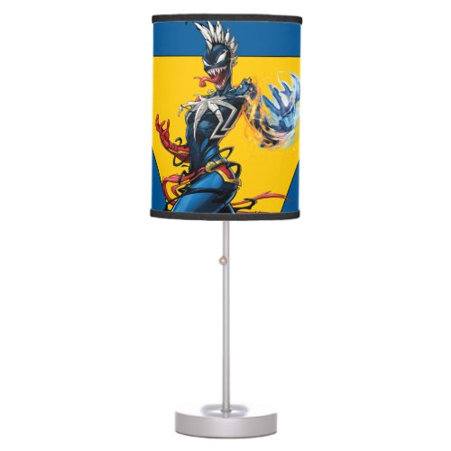 Venomized Captain Marvel Table Lamp