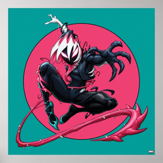 Venomized Ghost-Spider Poster | Zazzle.com