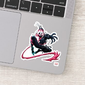 Venomized Ghost-spider Sticker by spidermanclassics at Zazzle