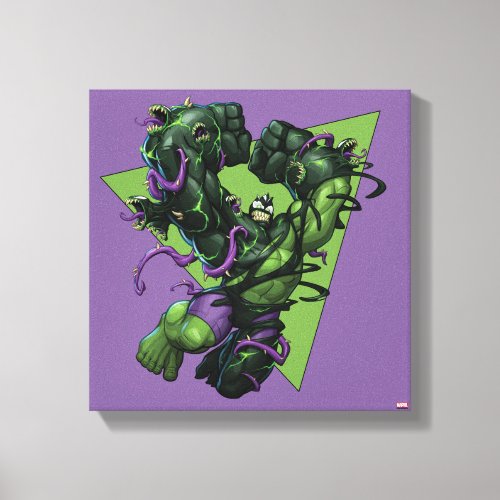Venomized Hulk Canvas Print