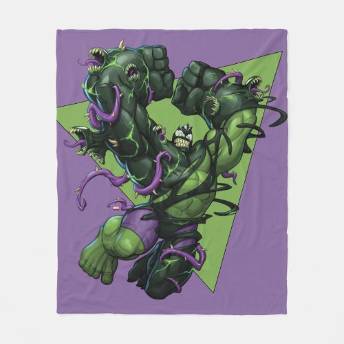 Venomized Hulk Fleece Blanket