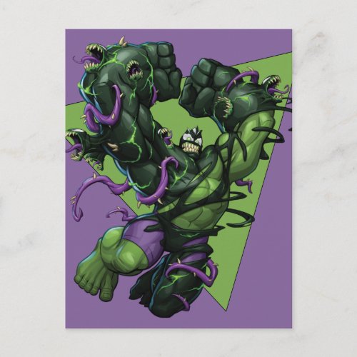 Venomized Hulk Postcard