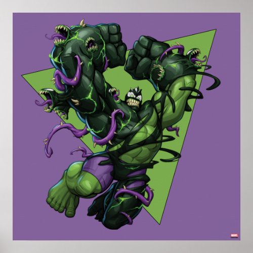 Venomized Hulk Poster