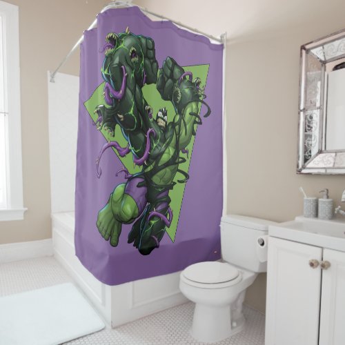 Venomized Hulk Shower Curtain