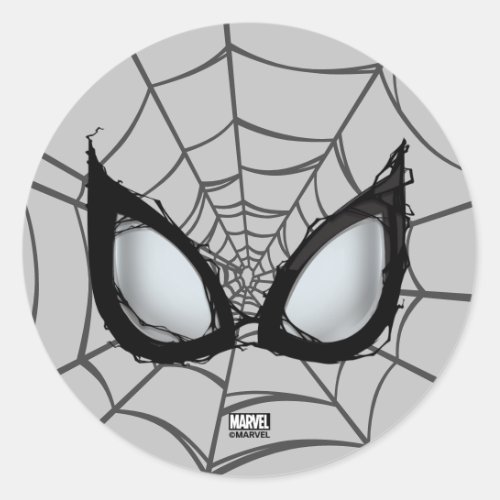 Venomized Spider_Man Eyes Classic Round Sticker