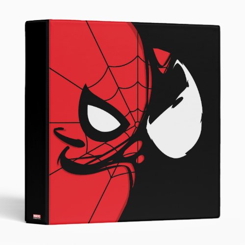 Venomized Spider_Man Logo 3 Ring Binder