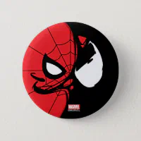 Venomized Spider-Man Logo Sticker, Zazzle