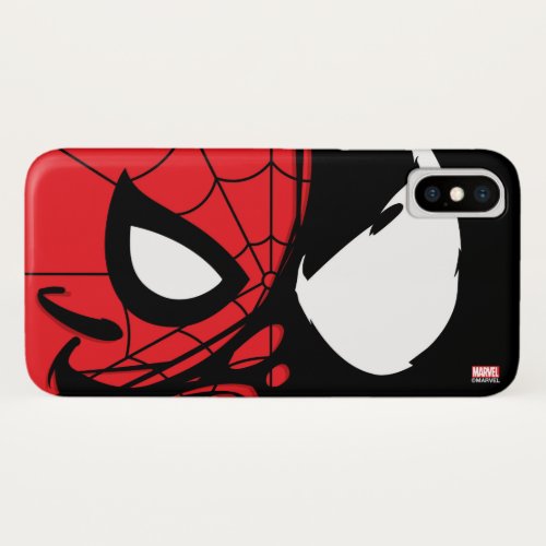 Venomized Spider_Man Logo iPhone X Case