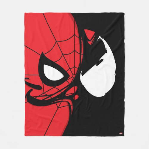 Venomized Spider_Man Logo Fleece Blanket